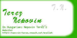 terez nepovin business card